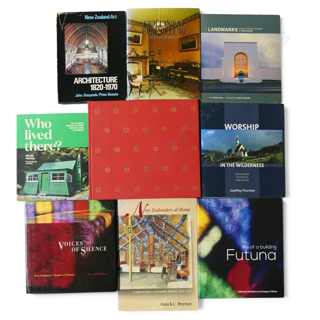 NINE PUBLICATIONS: HISTORICAL NZ ARCHITECTURE AND INTERIORS Image 1++